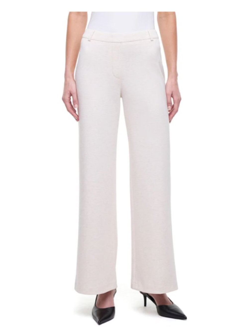Express Women's Straight Leg Pant Medium Cream